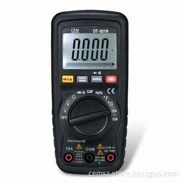 6000 counts Compact Digital Multi-meter with Double Molded Plastic Housing